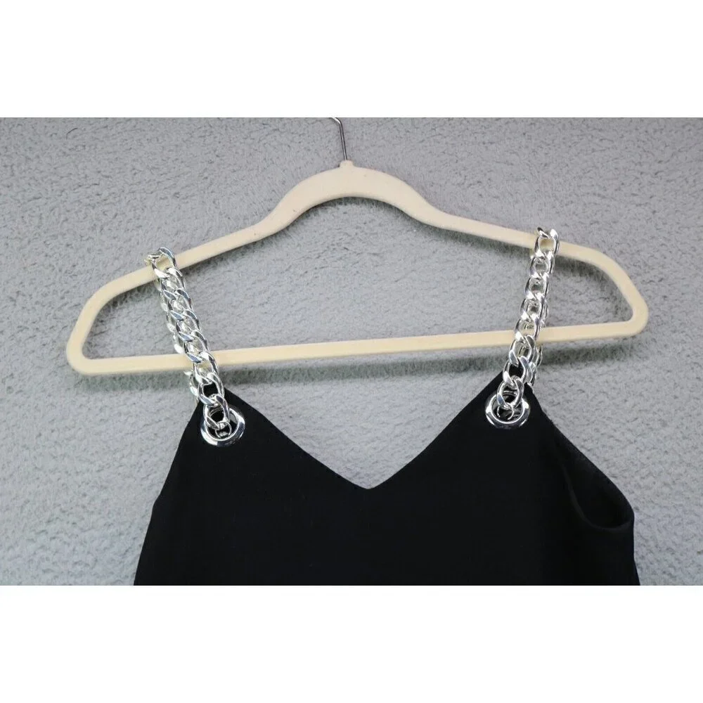 Michael Kors Sleeveless Chain Straps Short Dress-Size 4-Whimsigoth-Witchy